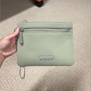 Athleta Light Green Wristlet Clutch (new)